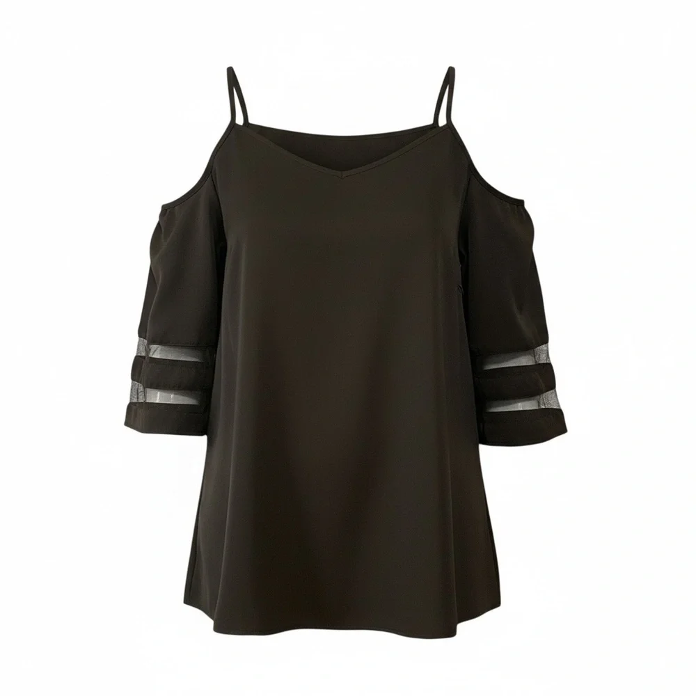 Elegant Black Silk Blouse